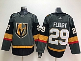Vegas Golden Knights 29 Marc Andre Fleury Gray Adidas Jersey,baseball caps,new era cap wholesale,wholesale hats